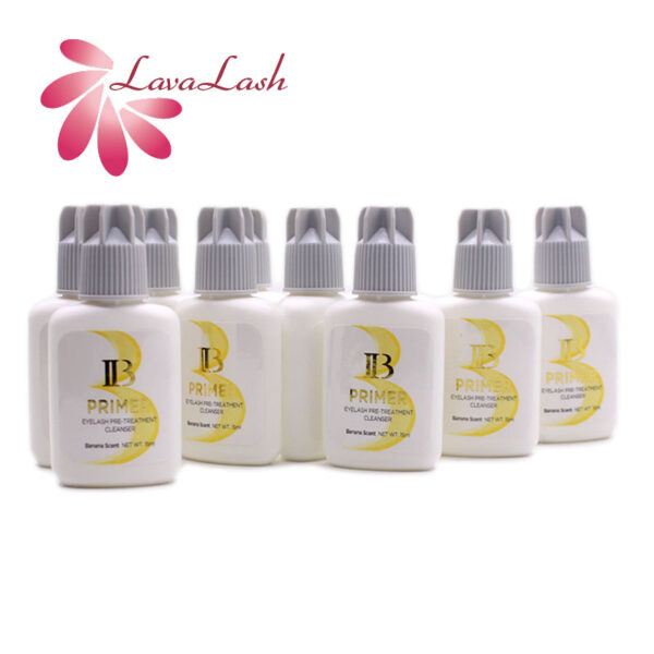 10 Bottles IBeauty Primer Clear Glue Eyelash Extension Korea Original For Individual Lash 15ml Fixing Agent False Lash Wholesale