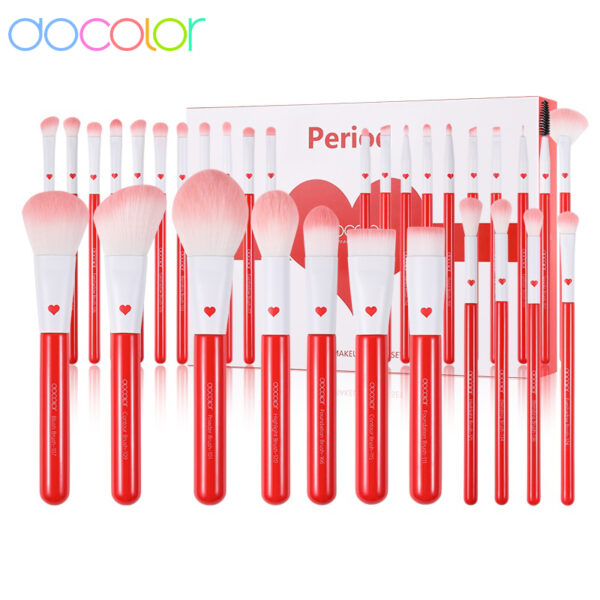 Docolor Love Series Professional 32pcs Makeup Brushes Foundation Powder Eyeshadow Makeup Brushes For Christmas & Valentines Day